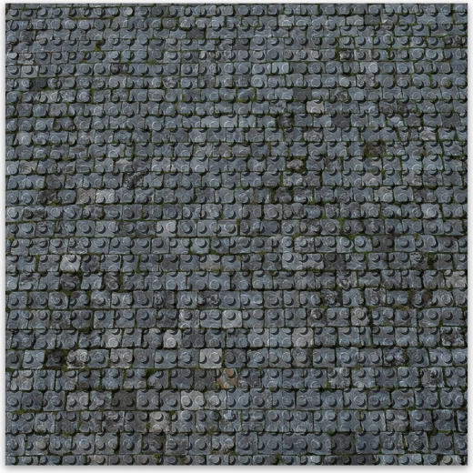 Disainmängualus BRIXIES Plus – plaaditud kuubikute muster 25,5 × 25,5 cm