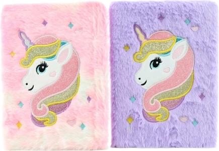 Plush Unicorn Notebook