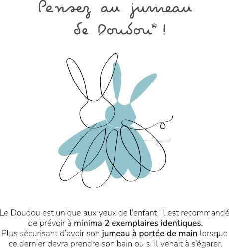 Doudou kinkekomplekt – plüüsist jänku ja tekk