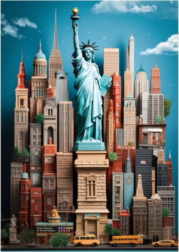 New Yorgi pusle 1500 tükki