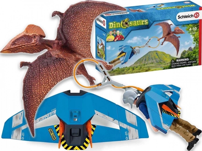 Schleich Dinosaurs raketiseljak Jetpack jälitamiseks