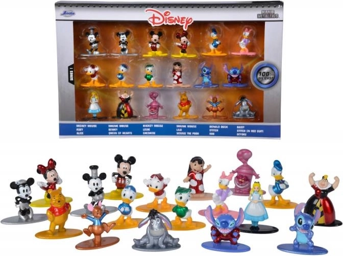 Disney metallist kollektsioneeritavad nanofiguurid – multipakk 18 tk (Wave 1)