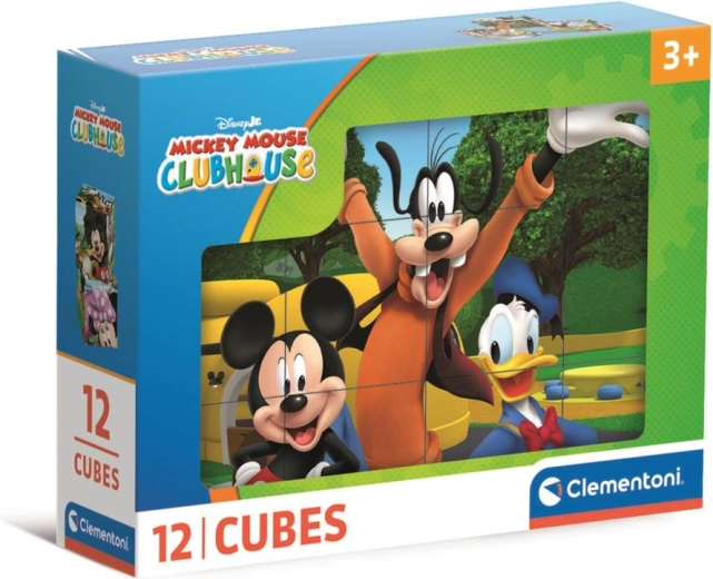 Pusleklotsid 12 tk DISNEY Miki-Hiire sõprade klubi Minnie ja Miki – Clementoni