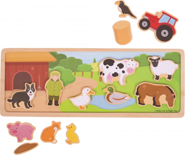 Magnetpusle farm Bigjigs Toys