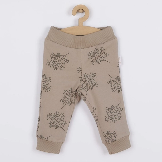 Nicol Ella baby cotton sweatpants beige