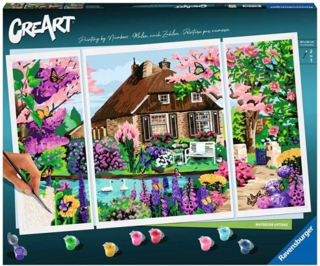 CreArt numbrite järgi maalimine – maamaja RAVENSBURGER