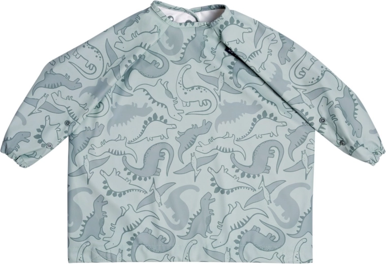 Bibado protective bib with sleeves Dino roar