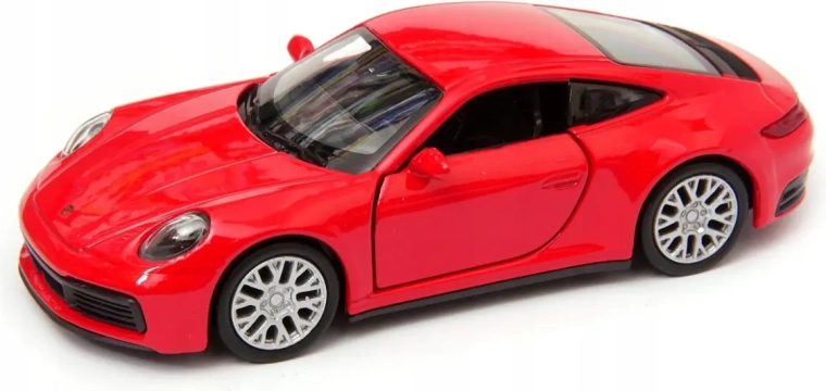 Welly metallmudel Porsche 911 Carrera 4S 1:34 punane