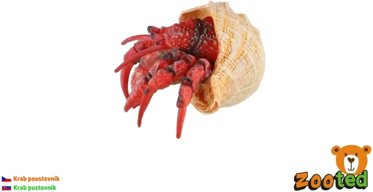 Plastikust erakrabi 7 cm