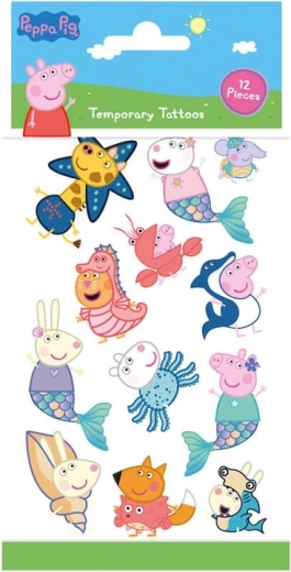 Peppa Pig ajutised tätoveeringud