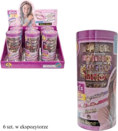 kids' DIY bracelet-making kit with charms and letters