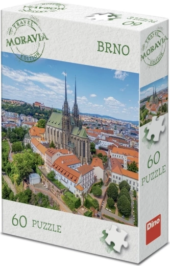 Dino puzzle Tourist Edition Moravia: Brno (60 pieces)