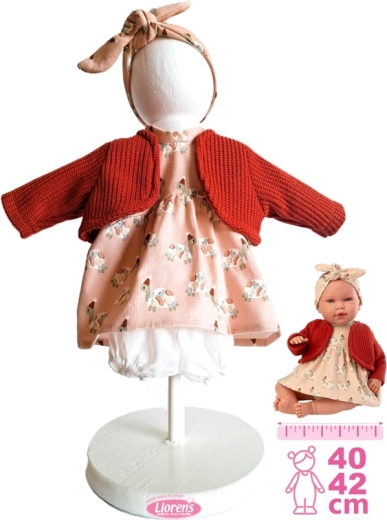 Llorensi riietus New Born nukule 40–42 cm, 4-osaline komplekt
