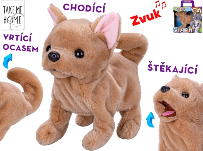 Interactive Plush Puppy 21 cm Take Me Home