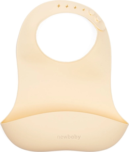 Silikoonist põll NEW BABY, beež