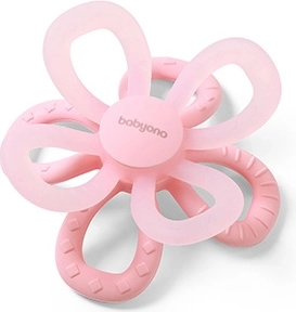 Silikoonist närimislelu Flower – roosa