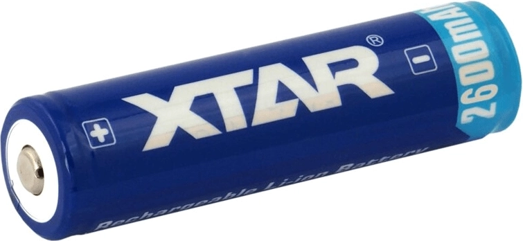 Xtar Samsung 18650 Li‑ion aku 3,7 V 2600 mAh kaitseahelaga