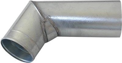 V Elbow 100 mm Galvanized Steel