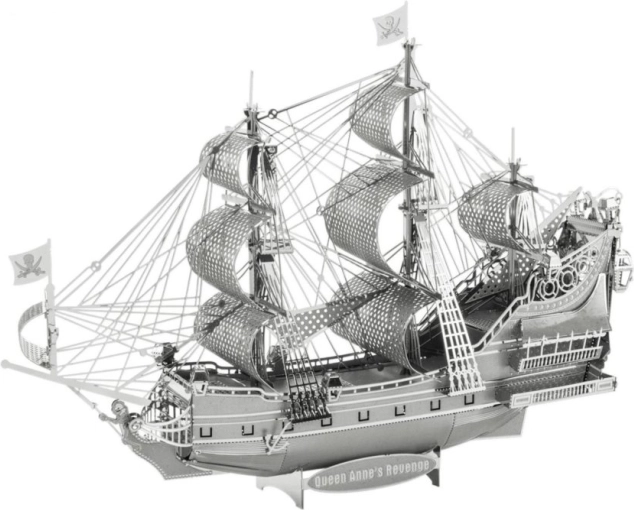 Metal 3D Puzzle METAL EARTH ICONX – Queen Anne’s Revenge Sailing Ship