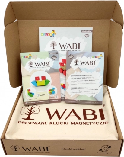 Puidust magnetehituse komplekt WABI 40 tk