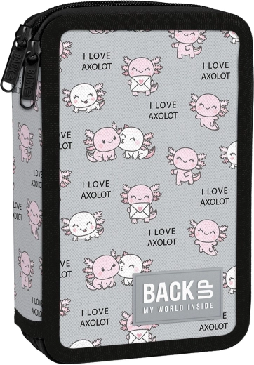 Kahekorruseline koolipinal BackUP Axolot Love varustusega