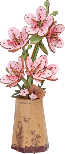 Puidust 3D Sakura kimp – liimivaba komplekt