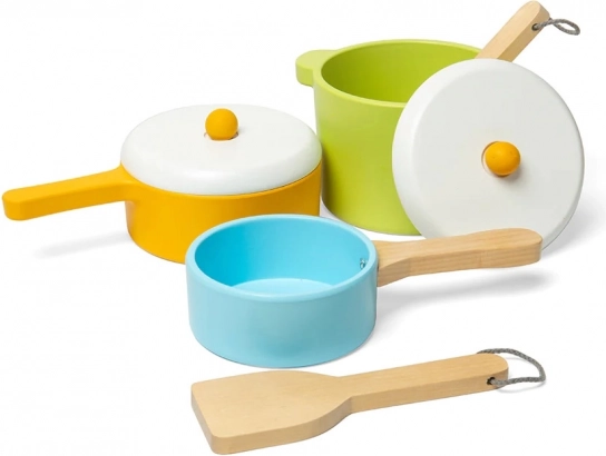 Bigjigs Toys laste kööginõude komplekt