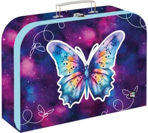 Laste laminaatkohver 34 cm Liblikas
