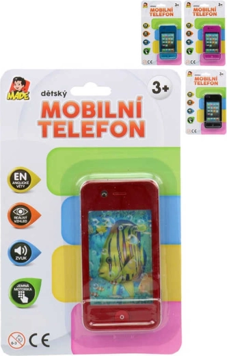 Laste nutimobiil heliga 11 cm (ingliskeelsed laused) - 1 tk