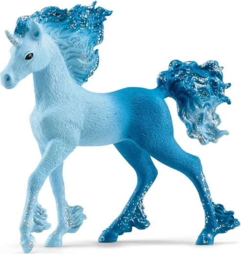 Elementa Fire and Water Unicorn Foal Figurine