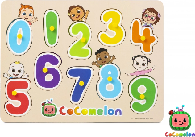 Puust numbritega sisestatav pusle CoComelon