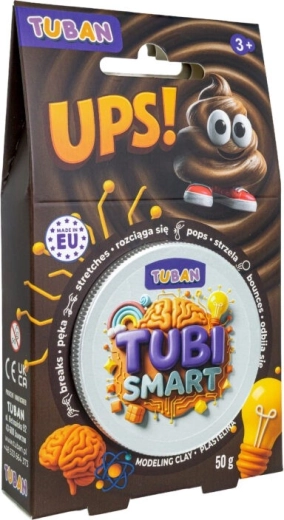 Plastiliin Tubi Smart pruun sädelusega 50 g