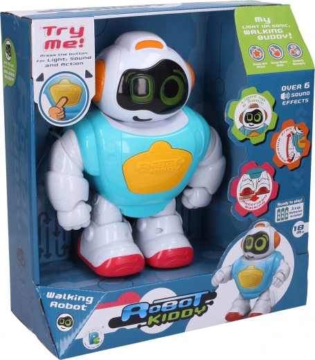 Kiddy kõndiv robot efektidega 21 cm