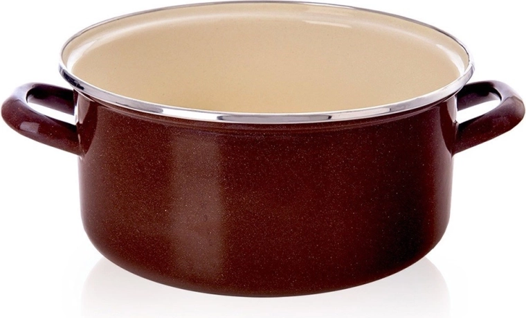 Emailitud pott Brown 26 cm, 5 l Orion