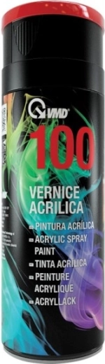 Akrüülemailvärv aerosoolina metallile, plastile ja puidule, 400 ml, punane