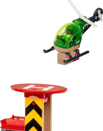 Heliplats koos helikopteriga kiireks transpordiks
