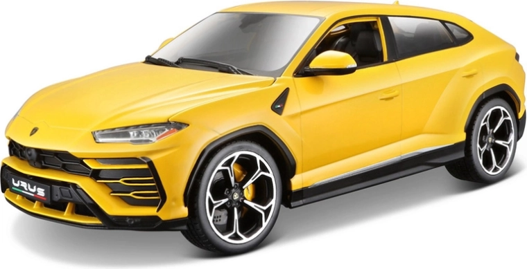 Lamborghini Urus Model in 1:18 Scale, Yellow