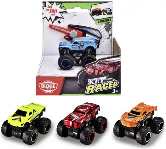 Auto Key Racer metallist mänguauto stardikäivitusseadmega
