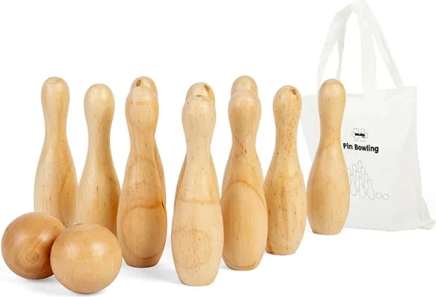 Bigjigs Toys puidust keeglid lastele