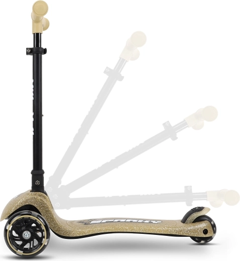 4-level handlebar height adjustment