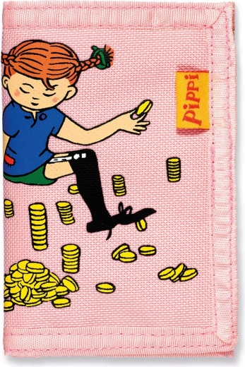 Roosa laste rahakott Pippi