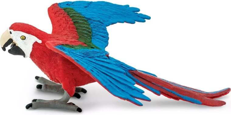 Safari Ltd. green-winged macaw figurine