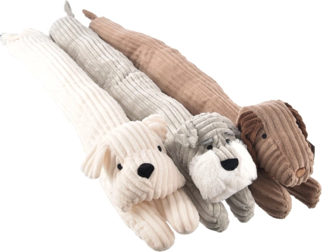 Draft stopper plush dog 90 cm (mix of 3 variants)