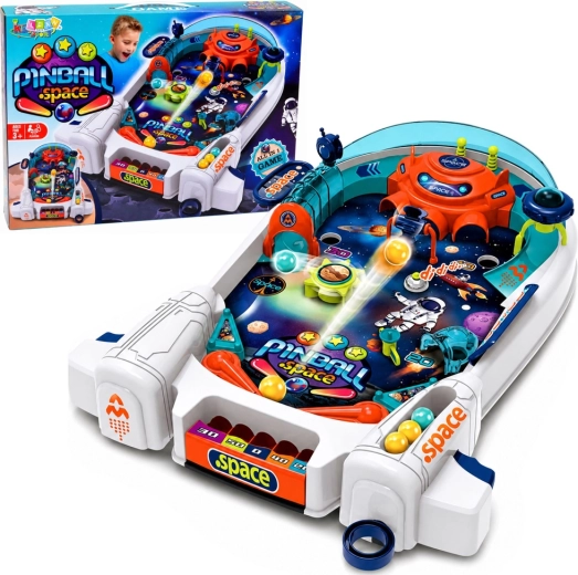 Pinball Space space-themed pinball game with 8 balls