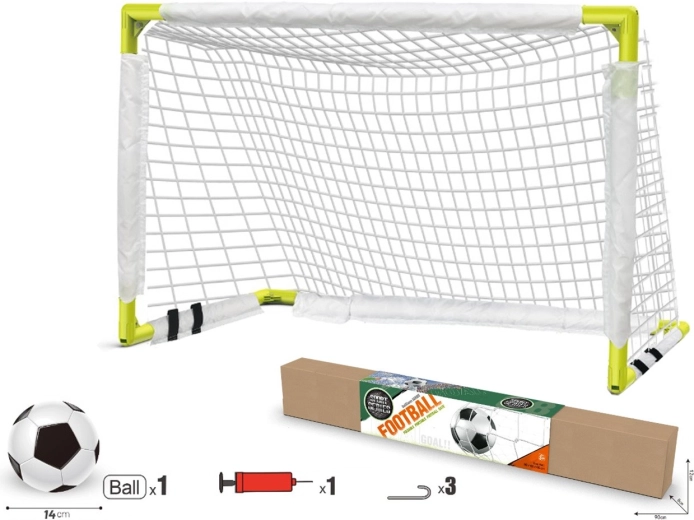 Kids’ soccer goal with ball and pump (90 cm)