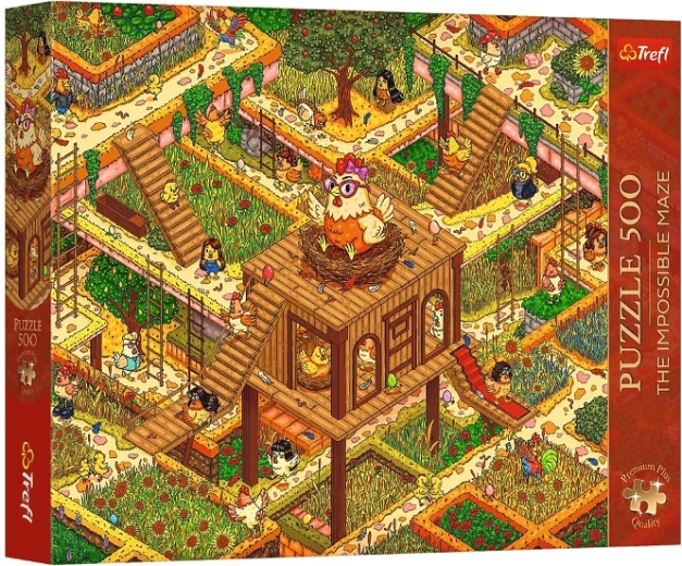 Puzzle Premium Plus 500 tükki – naljakad tibud