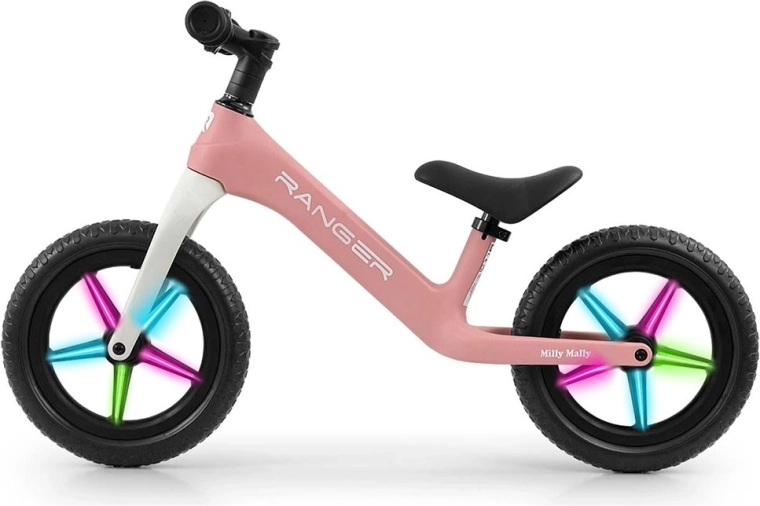 LED rim spokes and safe grips