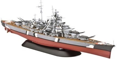 Sõjalaeva BISMARCK plastmudel