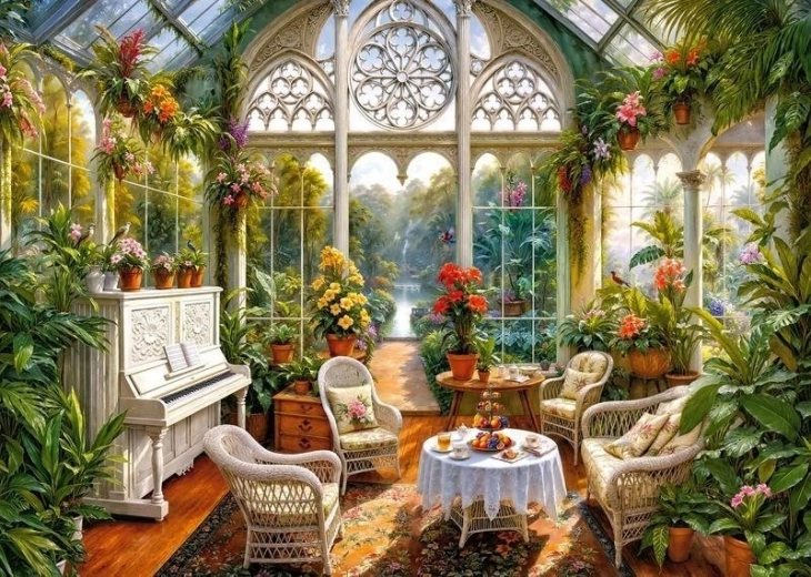 Cherry Pazzi puzzle Garden Symphony 2000 pieces