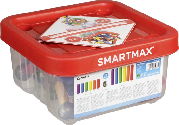 SmartMax konteiner 70 osa – magnetiline ehituskomplekt alates 1. eluaastast